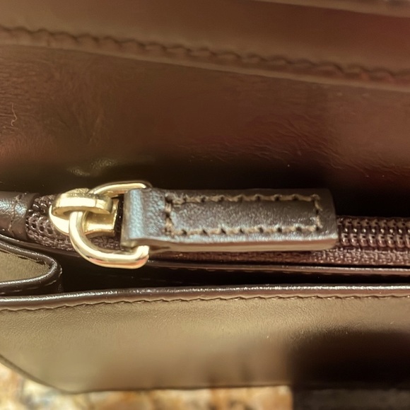 Celine Macadam Canvas & Croc Embossed Leather Wallet - Picture 11 of 12